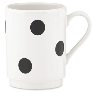 Kate Spade Deco Dot 12 Oz Mug NIB